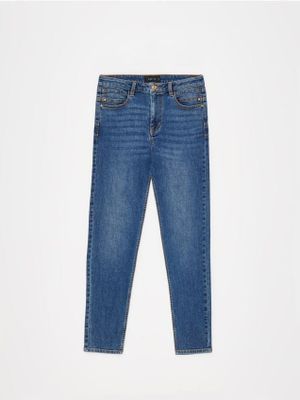 Jeansy damskie w miejskim stylu Mohito ze sklepu: Mohito w kategorii: Jeansy damskie - zdjęcie 55A556F-010-6967_781BL