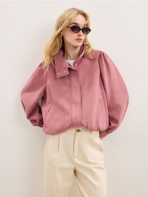 Kurtka damska casual jesienna Mohito ze sklepu: Mohito w kategorii: Kurtki damskie - zdjęcie 55A556F-010-6967_794JL