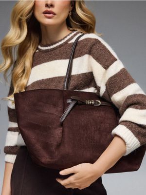Shopper bag elegancka wakacyjna Mohito ze sklepu: Mohito w kategorii: Torby Shopper bag - zdjęcie 55A556F-010-6967_843KH