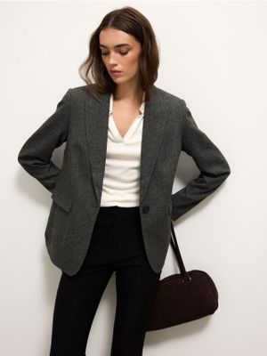 Marynarka elegancki Mohito ze sklepu: Mohito w kategorii: Marynarki damskie - zdjęcie 55A556F-010-6967_849FG