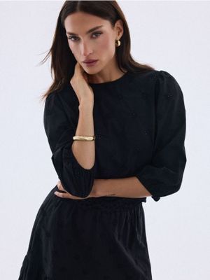 Bluzka damska boho Mohito ze sklepu: Mohito w kategorii: Bluzki damskie - zdjęcie 55A556F-010-6967_872KC