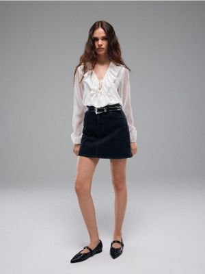 Spódnica casual na lato Mohito ze sklepu: Mohito w kategorii: Spódnice - zdjęcie 55A556F-010-6967_898EX