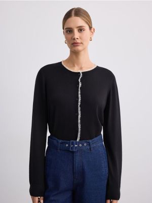 Mohito - Sweter damski casual ze sklepu: Mohito w kategorii: Swetry damskie - zdjęcie 55A556F-010-6967_920MB