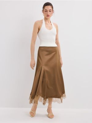 Spódnica wiosenna Mohito ze sklepu: Mohito w kategorii: Spódnice - zdjęcie 55A556F-010-6967_961IU