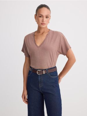 Bluzka damska Mohito ze sklepu: Mohito w kategorii: Bluzki damskie - zdjęcie 55A556F-010-6967_976LD