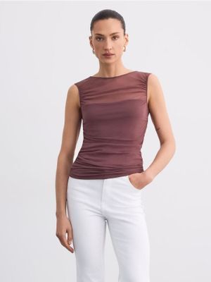 Bluzka damska Mohito ze sklepu: Mohito w kategorii: Bluzki damskie - zdjęcie 55A556F-010-6967_980LD