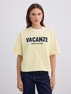 Bluzka damska w stylu młodzieżowym Mohito ze sklepu: Mohito w kategorii: Bluzki damskie - zdjęcie 55A556F-010-6967_983LD