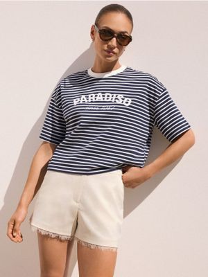 Bluzka damska w stylu młodzieżowym Mohito ze sklepu: Mohito w kategorii: Bluzki damskie - zdjęcie 55A556F-010-6967_983LD