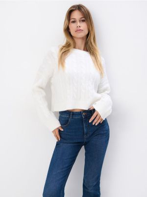 Sweter damski Mohito ze sklepu: Mohito w kategorii: Swetry damskie - zdjęcie 55A556F-010-6967_987CY