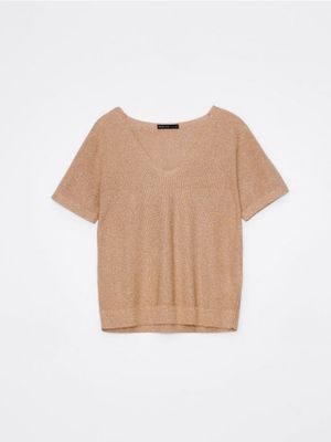 Mohito - Bluzka damska casual ze sklepu: Mohito w kategorii: Bluzki damskie - zdjęcie 55A556F-010-6967_9974T