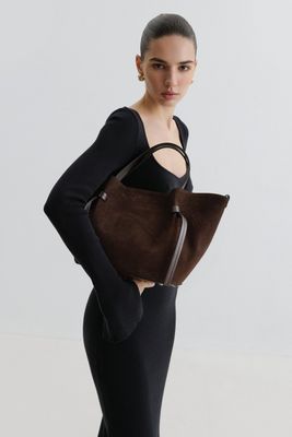 Estro - Shopper bag elegancka ze sklepu: Estro w kategorii: Torby Shopper bag - zdjęcie 5A36CC-E79-13791_15230383391068