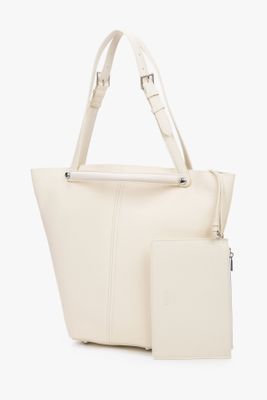 Estro - Shopper bag elegancka ze sklepu: Estro w kategorii: Torby Shopper bag - zdjęcie 5A36CC-E79-13791_15712163561820