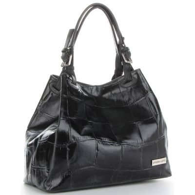Shopper bag elegancka ze sklepu: PaniTorbalska w kategorii: Torby Shopper bag - zdjęcie 5FC76B8-2BE-6120_14396