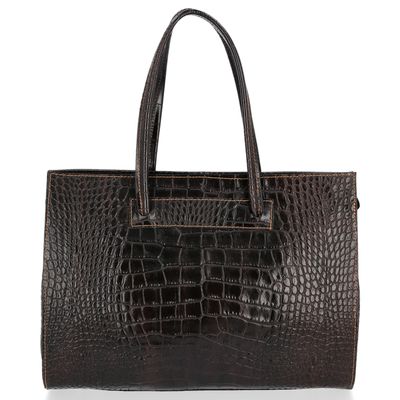Shopper bag elegancka ze sklepu: PaniTorbalska w kategorii: Torby Shopper bag - zdjęcie 5FC76B8-2BE-6120_16952