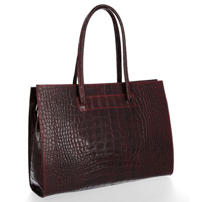 Shopper bag elegancka ze sklepu: PaniTorbalska w kategorii: Torby Shopper bag - zdjęcie 5FC76B8-2BE-6120_16954