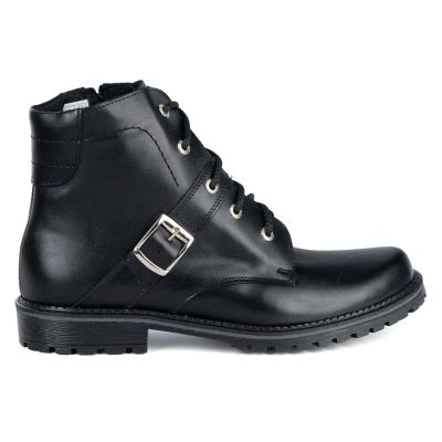 Buty zimowe męskie - czarny ze sklepu: butyolivier w kategorii: Buty zimowe męskie