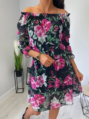Sukienka ModnaKiecka.pl ze sklepu: ModnaKiecka.pl w kategorii: Sukienki - zdjęcie 64ECE52-355-6290_23042574