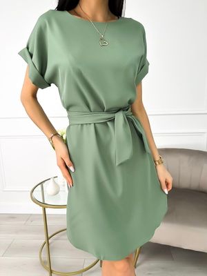 Sukienka casual ModnaKiecka.pl ze sklepu: ModnaKiecka.pl w kategorii: Sukienki - zdjęcie 64ECE52-355-6290_23055838