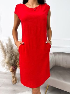 Sukienka casual ModnaKiecka.pl ze sklepu: ModnaKiecka.pl w kategorii: Sukienki - zdjęcie 64ECE52-355-6290_23057008