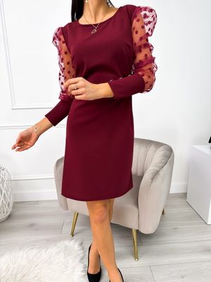 Sukienka wiosenna ModnaKiecka.pl ze sklepu: ModnaKiecka.pl w kategorii: Sukienki - zdjęcie 64ECE52-355-6290_23059559
