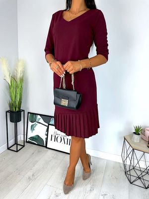 Sukienka na wiosnę ModnaKiecka.pl ze sklepu: ModnaKiecka.pl w kategorii: Sukienki - zdjęcie 64ECE52-355-6290_23060244