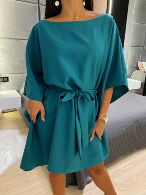 Sukienka casual ModnaKiecka.pl ze sklepu: ModnaKiecka.pl w kategorii: Sukienki - zdjęcie 64ECE52-355-6290_23060287