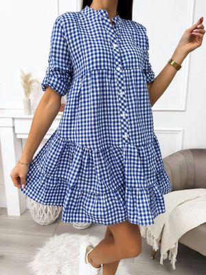 Sukienka wiosenna casual ModnaKiecka.pl ze sklepu: ModnaKiecka.pl w kategorii: Sukienki - zdjęcie 64ECE52-355-6290_23060321