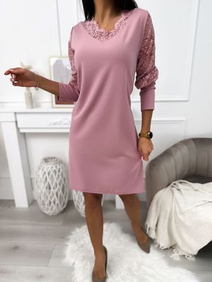 Sukienka na wiosnę ModnaKiecka.pl ze sklepu: ModnaKiecka.pl w kategorii: Sukienki - zdjęcie 64ECE52-355-6290_23060331