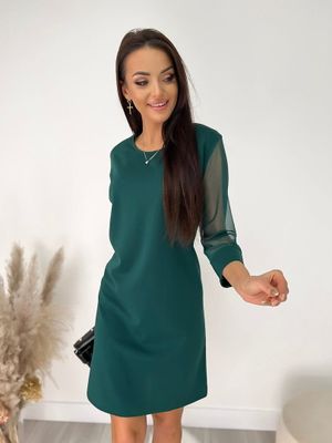 Sukienka prosta ModnaKiecka.pl ze sklepu: ModnaKiecka.pl w kategorii: Sukienki - zdjęcie 64ECE52-355-6290_23060333