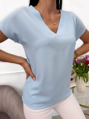 ModnaKiecka.pl - Bluzka damska casual ze sklepu: ModnaKiecka.pl w kategorii: Bluzki damskie - zdjęcie 64ECE52-355-6290_23060481