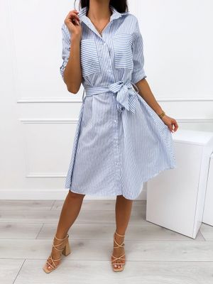 Sukienka casual ModnaKiecka.pl ze sklepu: ModnaKiecka.pl w kategorii: Sukienki - zdjęcie 64ECE52-355-6290_23060717