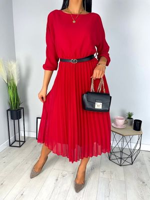 Sukienka na wiosnę ModnaKiecka.pl ze sklepu: ModnaKiecka.pl w kategorii: Sukienki - zdjęcie 64ECE52-355-6290_23060740