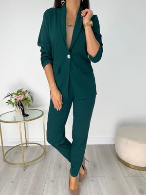 Komplet na wiosnę casual ModnaKiecka.pl ze sklepu: ModnaKiecka.pl w kategorii: Komplety i garnitury damskie - zdjęcie 64ECE52-355-6290_23060842
