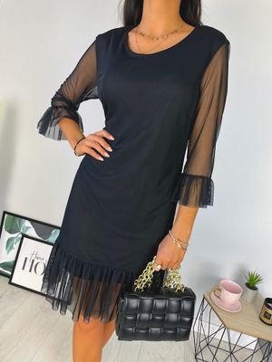 Sukienka na wiosnę ModnaKiecka.pl ze sklepu: ModnaKiecka.pl w kategorii: Sukienki - zdjęcie 64ECE52-355-6290_23060847