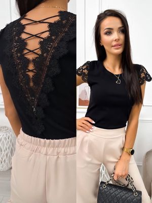 ModnaKiecka.pl - Bluzka damska casual ze sklepu: ModnaKiecka.pl w kategorii: Bluzki damskie - zdjęcie 64ECE52-355-6290_23060873