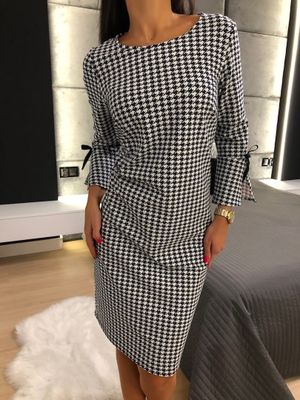 Sukienka casual ModnaKiecka.pl ze sklepu: ModnaKiecka.pl w kategorii: Sukienki - zdjęcie 64ECE52-355-6290_23060894