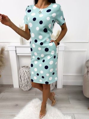 Sukienka casual ModnaKiecka.pl ze sklepu: ModnaKiecka.pl w kategorii: Sukienki - zdjęcie 64ECE52-355-6290_23060926