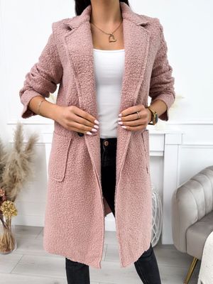 Płaszcz damski jesienny casual ModnaKiecka.pl ze sklepu: ModnaKiecka.pl w kategorii: Płaszcze damskie - zdjęcie 64ECE52-355-6290_23061746