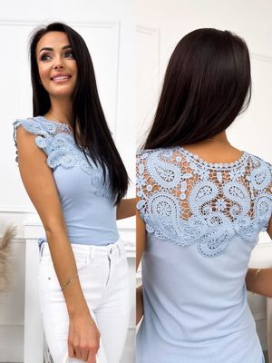 Bluzka damska casual ModnaKiecka.pl ze sklepu: ModnaKiecka.pl w kategorii: Bluzki damskie - zdjęcie 64ECE52-355-6290_23061892