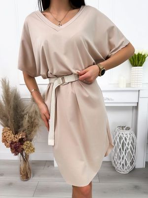 Sukienka na wiosnę ModnaKiecka.pl ze sklepu: ModnaKiecka.pl w kategorii: Sukienki - zdjęcie 64ECE52-355-6290_23062044