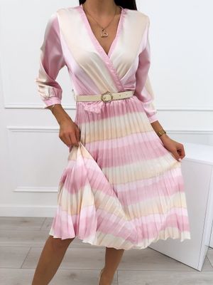 Sukienka wiosenna ModnaKiecka.pl ze sklepu: ModnaKiecka.pl w kategorii: Sukienki - zdjęcie 64ECE52-355-6290_23062488