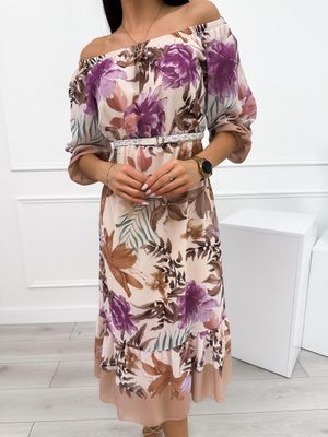 Sukienka casual ModnaKiecka.pl ze sklepu: ModnaKiecka.pl w kategorii: Sukienki - zdjęcie 64ECE52-355-6290_23062517