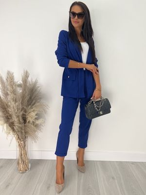 Komplet elegancki ModnaKiecka.pl ze sklepu: ModnaKiecka.pl w kategorii: Komplety i garnitury damskie - zdjęcie 64ECE52-355-6290_23062711
