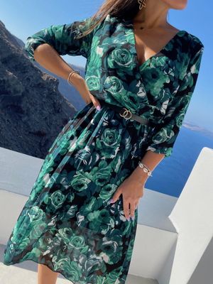 Sukienka casual na wiosnę ModnaKiecka.pl ze sklepu: ModnaKiecka.pl w kategorii: Sukienki - zdjęcie 64ECE52-355-6290_23062869