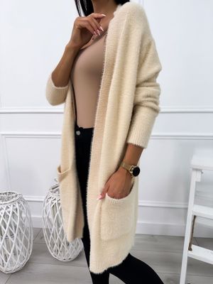 Sweter damski na zimę casualowy ModnaKiecka.pl ze sklepu: ModnaKiecka.pl w kategorii: Swetry damskie - zdjęcie 64ECE52-355-6290_23063385