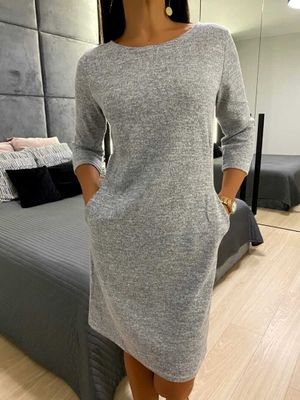 ModnaKiecka.pl - Sukienka na wiosnę ze sklepu: ModnaKiecka.pl w kategorii: Sukienki - zdjęcie 64ECE52-355-6290_23063823