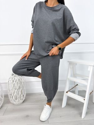 Komplet casual ModnaKiecka.pl ze sklepu: ModnaKiecka.pl w kategorii: Komplety i garnitury damskie - zdjęcie 64ECE52-355-6290_23063977