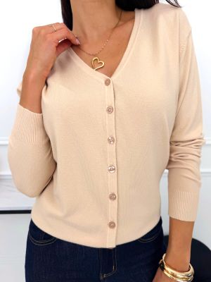 Sweter damski casual ModnaKiecka.pl ze sklepu: ModnaKiecka.pl w kategorii: Swetry damskie - zdjęcie 64ECE52-355-6290_23064140