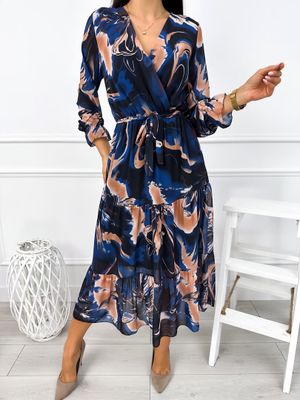 Sukienka casual na wiosnę ModnaKiecka.pl ze sklepu: ModnaKiecka.pl w kategorii: Sukienki - zdjęcie 64ECE52-355-6290_23064372