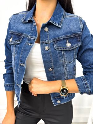 Kurtka damska casual ModnaKiecka.pl ze sklepu: ModnaKiecka.pl w kategorii: Kurtki damskie - zdjęcie 64ECE52-355-6290_23064755